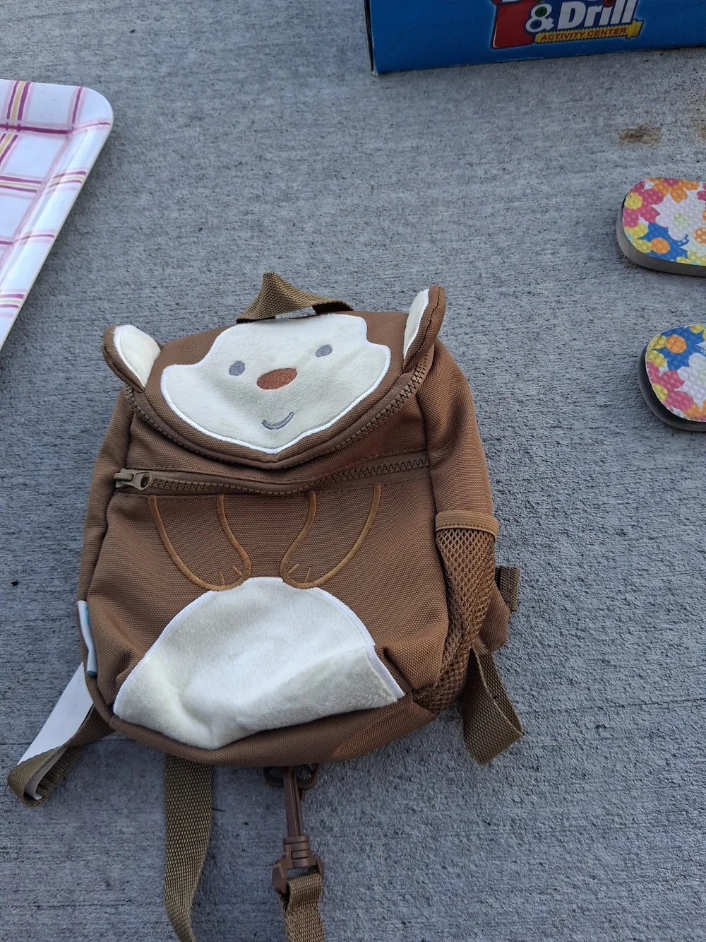 Kids Brown Reindeer Backpack - Cute Animal School Bag